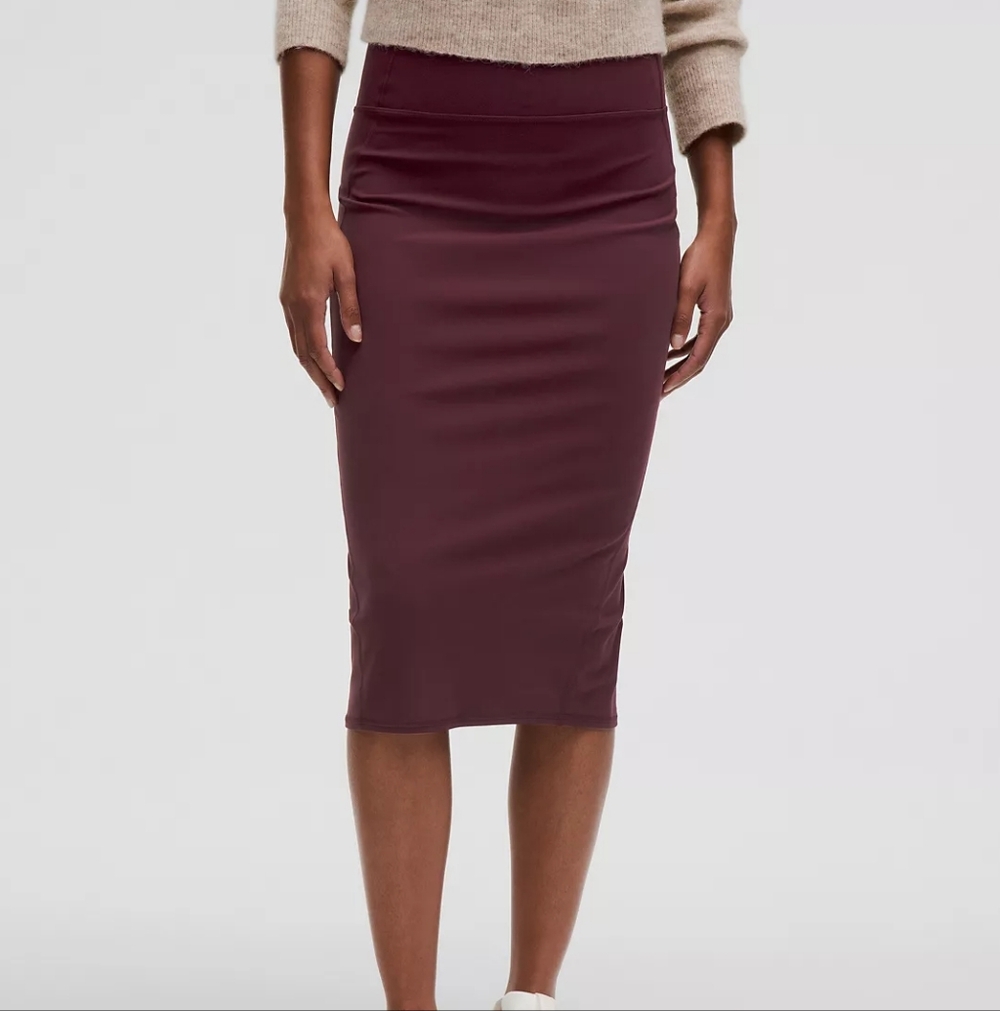 Elegant Maroon Women's Skirt